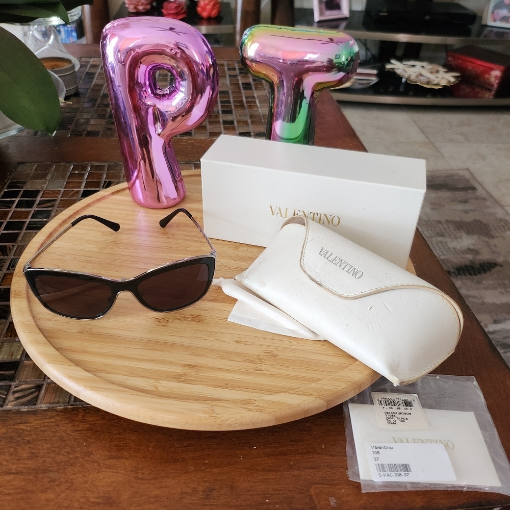 Valentino sunglasses with case and box
